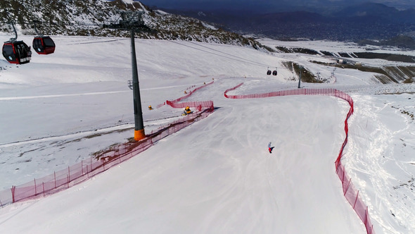 Aerial Activity Snowboarding