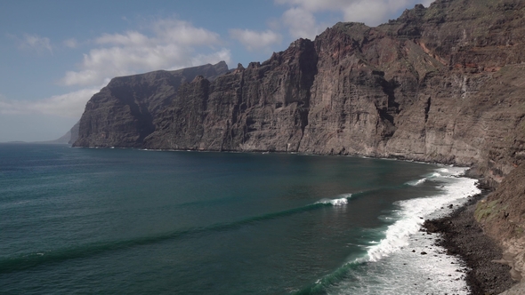 Landscape of the Sea Shore in Tenerife