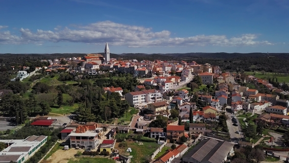 Flight Over Vrsar (Orsera), Croatia