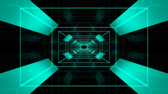 3D Futuristic Tunnel Loop alt