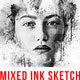 Mixed Ink Sketch Photoshop Action - GraphicRiver Item for Sale