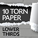 Torn Paper Lower Thirds - VideoHive Item for Sale