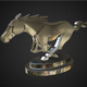 Hood ornament mustang - 3DOcean Item for Sale