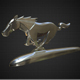 Hood ornament mustang 2 - 3DOcean Item for Sale