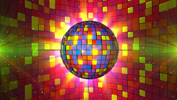 Colorful Disco Ball alt