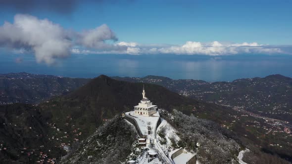 Mosque On Top Of Mountain