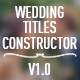 Wedding Titles - VideoHive Item for Sale