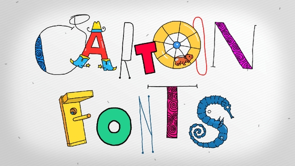 Cartoon Fonts