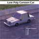 Low Poly Cartoon Car - 3DOcean Item for Sale