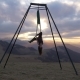 Anti-gravity Yoga or Aerial Yoga in Nature - VideoHive Item for Sale