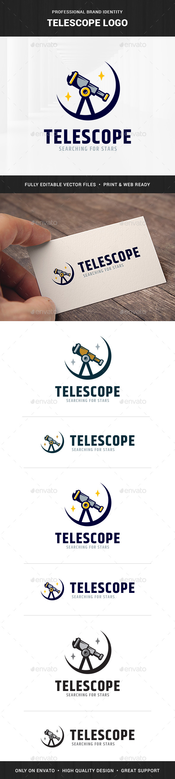 Telescope Logo Template