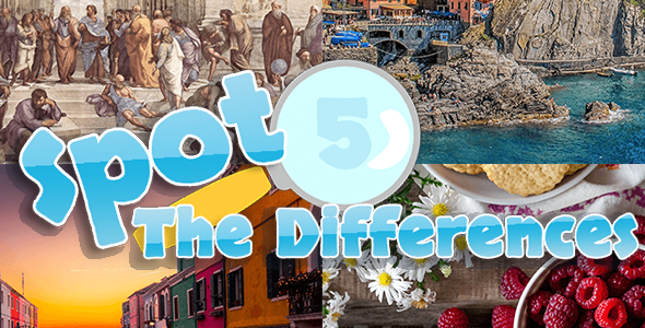 Spots 5 Differences - Find The Difference Game