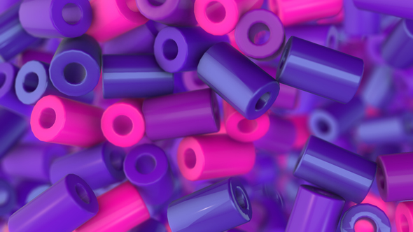 Purple Cylinders Transitions alt
