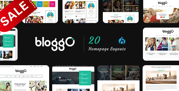 Bloggo - uniwersalny motyw Drupal Magazine 8.7