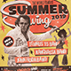 A3 Retro Summer Poster / Flyer Music Template - GraphicRiver Item for Sale