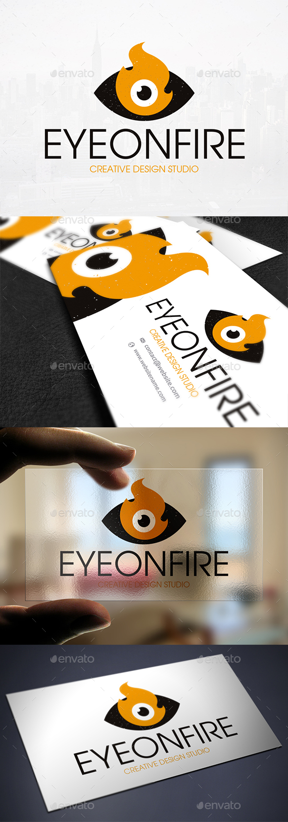 Eye on Fire Logo Template