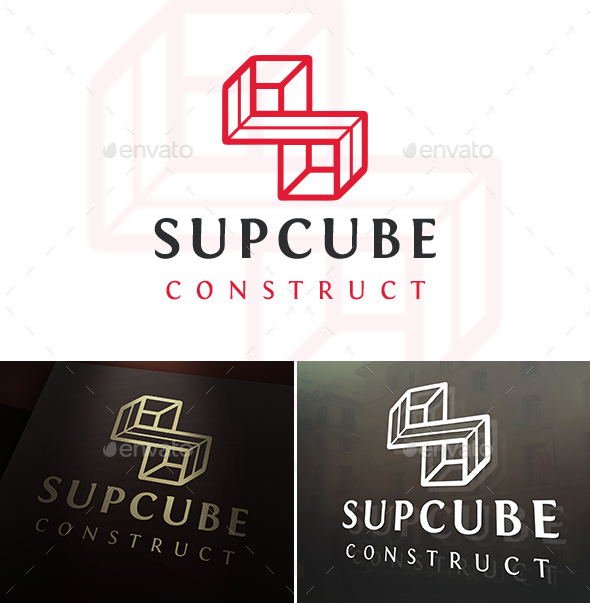 Super Cube S Letter Logo