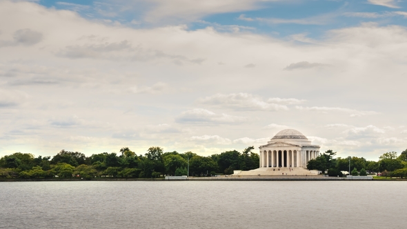 Sights of Washington, District of Columbia. The Jefferson Memorial