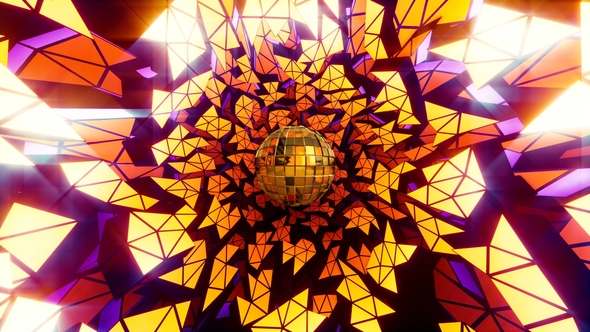 Gold Disco Ball alt