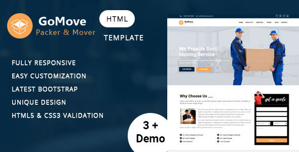 Mover - Company HTML Template