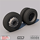 wheels tire - 3DOcean Item for Sale