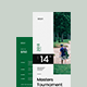 Golf Tournament Rack Card Template - GraphicRiver Item for Sale