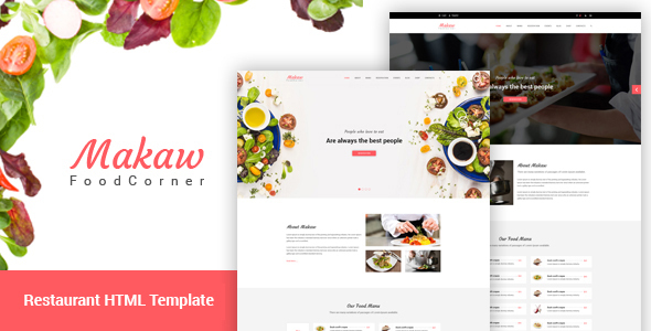 Makaw - Restaurant Bootstrap4 Template