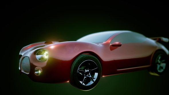 Car Chassis with Engine alt