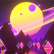 Retrowave Synthwave Sci-Fi VJ Loop Motion Background - VideoHive Item for Sale