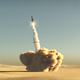 Rocket Start in Desert - VideoHive Item for Sale