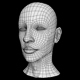 Human Male Head Low Poly Base Mesh - 3DOcean Item for Sale