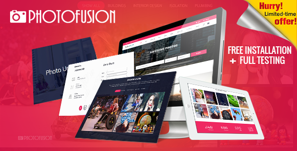 Photo Fusion - Free Stock Photos Script