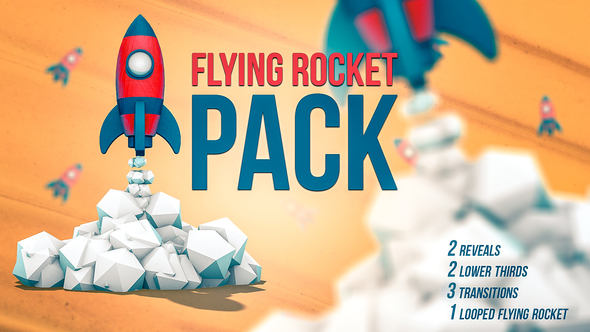 3D Cartoon Rocket Pack