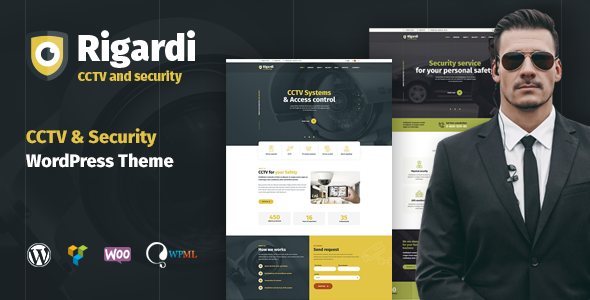 Rigardi – CCTV Security Company & Body Guard WordPress Theme