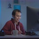 Asian young man working from home at night_103 - VideoHive Item for Sale