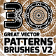 30 Grat Vector Patterns Brushes V2 - GraphicRiver Item for Sale