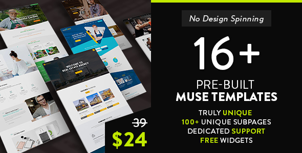 dMuse All in One Muse Template