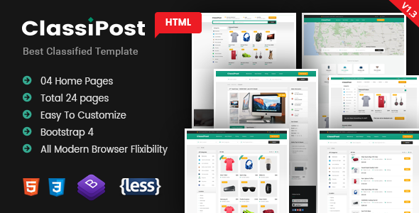 ClassiPost - Classified Ads HTML Template