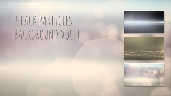 3 Pack Particles Backgrounds Vol.1