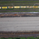 Railway aerial view with old looking train - VideoHive Item for Sale