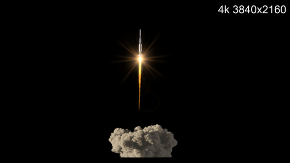 Rocket Launch 4k