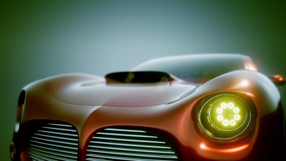 Luxury Brandless Sport Car alt