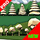 Lowpoly Trees Spruce Bushes Stones Pack - 3DOcean Item for Sale
