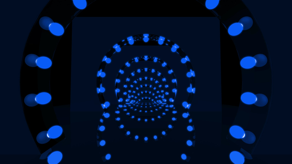 Blue Lamps Corridor alt