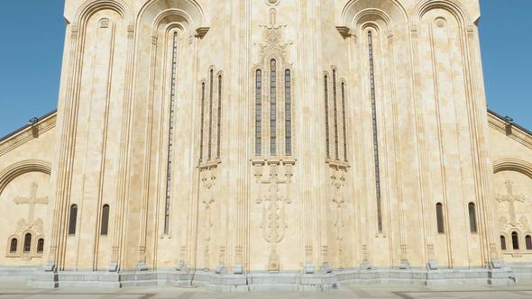 Holy Trinity Cathedral of Tbilisi Tsminda Sameba in Georgia