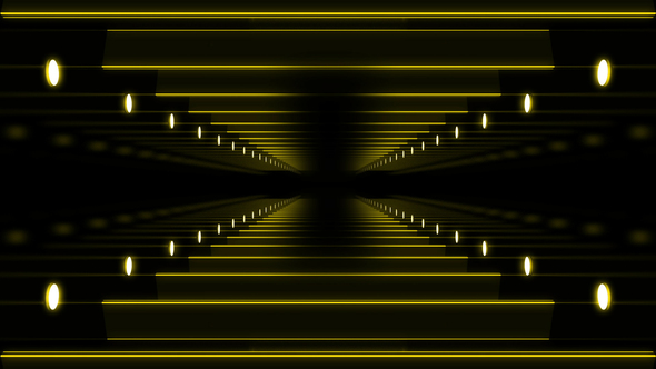 Yellow Tunnel Background Loop alt