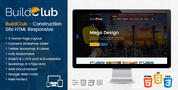 BuildClub - Construction Template for Architect and Construction