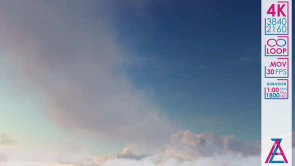 Low White Gray Clouds of the Day alt