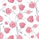 Hand Drawn Seamless Pattern of Roses - GraphicRiver Item for Sale