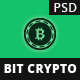 Bit Crypto - Bitcoin and Cryptocurrency PSD Template - ThemeForest Item for Sale